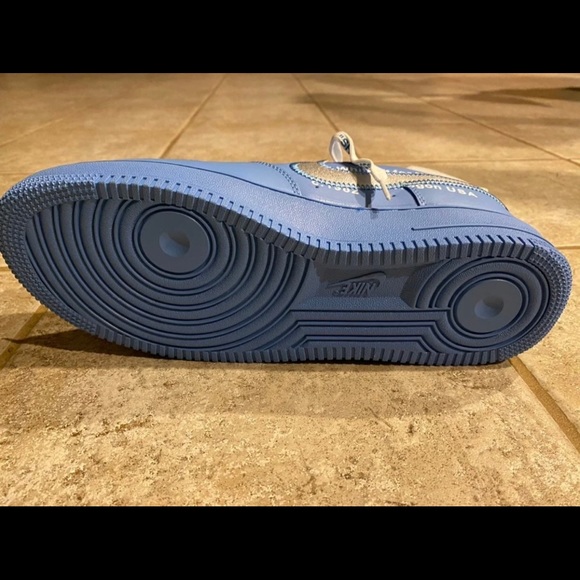 Off white Nike Air Force blue - Picture 5 of 6